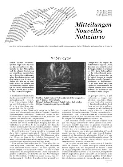 Schweizer Mitteilungen - April 2010
